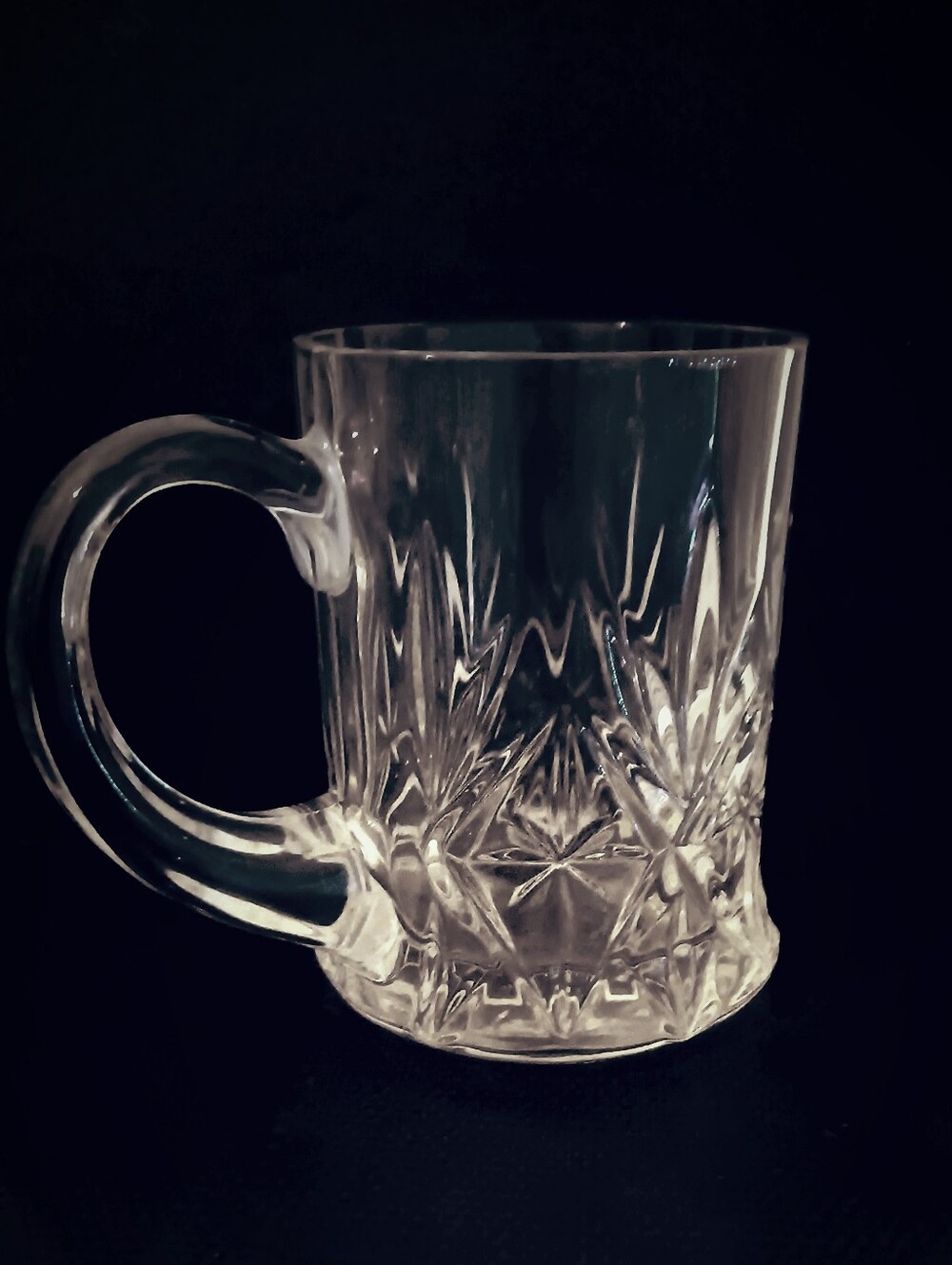 Crystal Clear Mugs Made In France Set of 4 NWOT